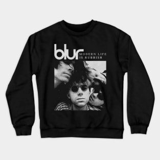 90s Blur Band Crewneck Sweatshirt